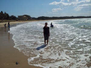 Miri am Woolgoolga Beach